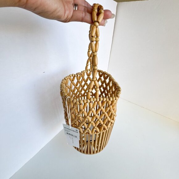 L Space Bamboo Casanova Bucket Top Handle Bag - Picture 7 of 10